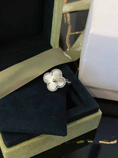 [OrnoraJewelry]CLOVER SILVER RING