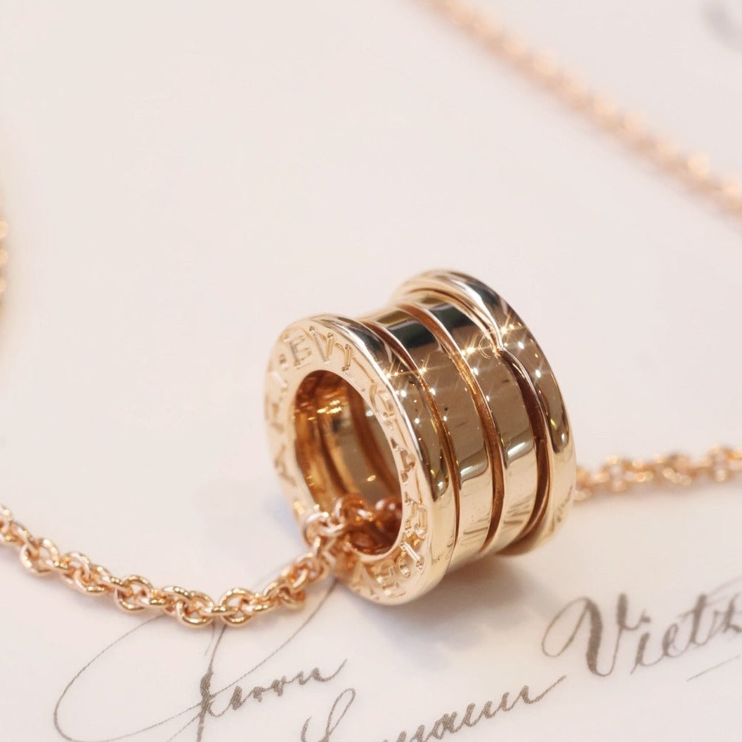 [OrnoraJewelry]ZERO 1 PINK GOLD NECKLACE