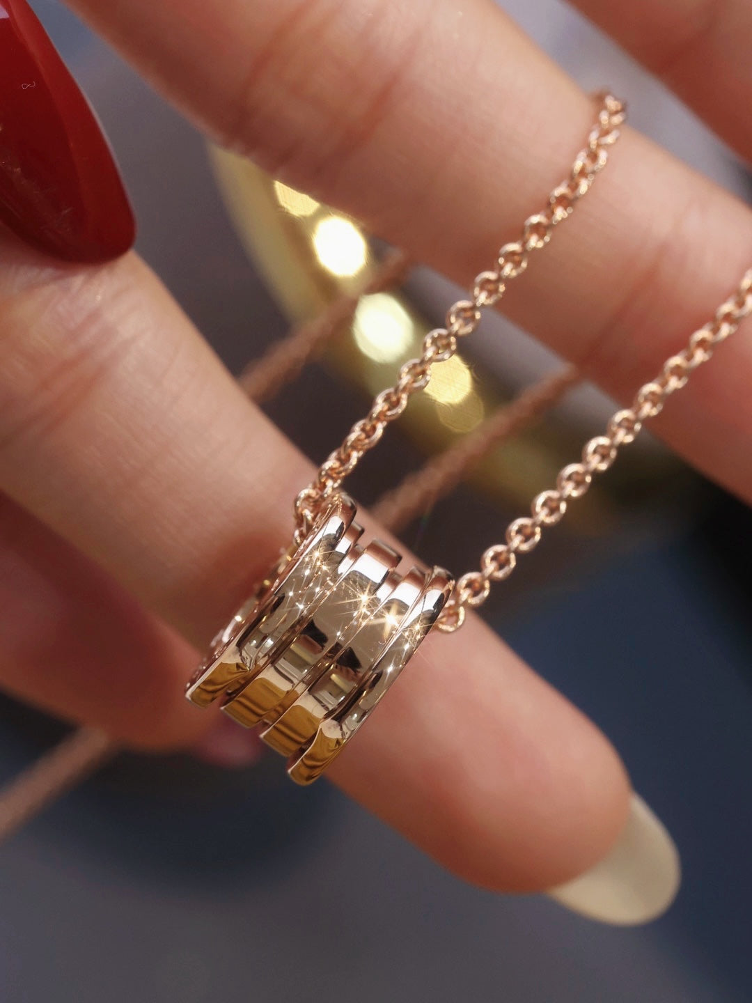 [OrnoraJewelry]ZERO 1 PINK GOLD NECKLACE