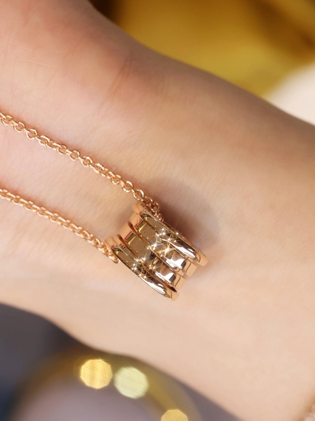 [OrnoraJewelry]ZERO 1 PINK GOLD NECKLACE