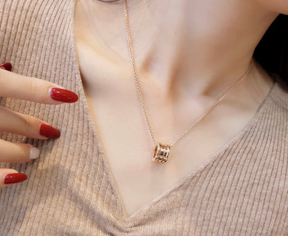 [OrnoraJewelry]ZERO 1 PINK GOLD NECKLACE