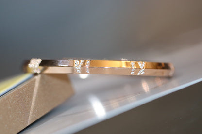 [Ornora Jewelry]ATLAS X PINK GOLD BRACELET
