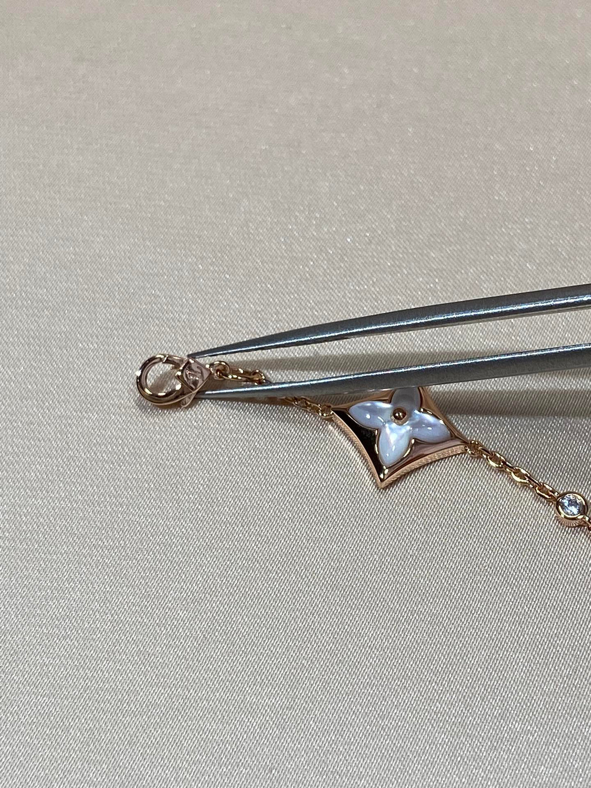 [OrnoraJewelry]Ornora4 MOTIF MOP DIAMOND PINK GOLD BRACELET