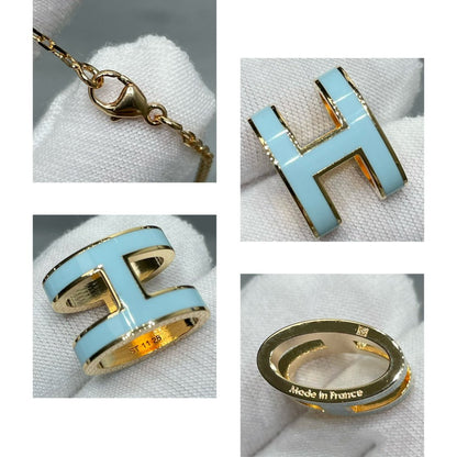 [OrnoraJewelry]POP H SKY BLUE NECKLACE