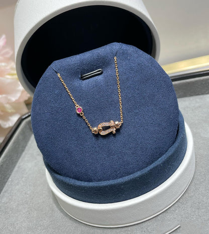 [OrnoraJewelry]FORCE 10 DIAMOND CHAIN LINK PINK GOLD BRACELET