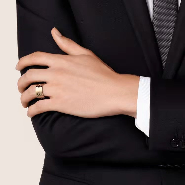 [OrnoraJewelry]LOVE 11MM LARGE RING