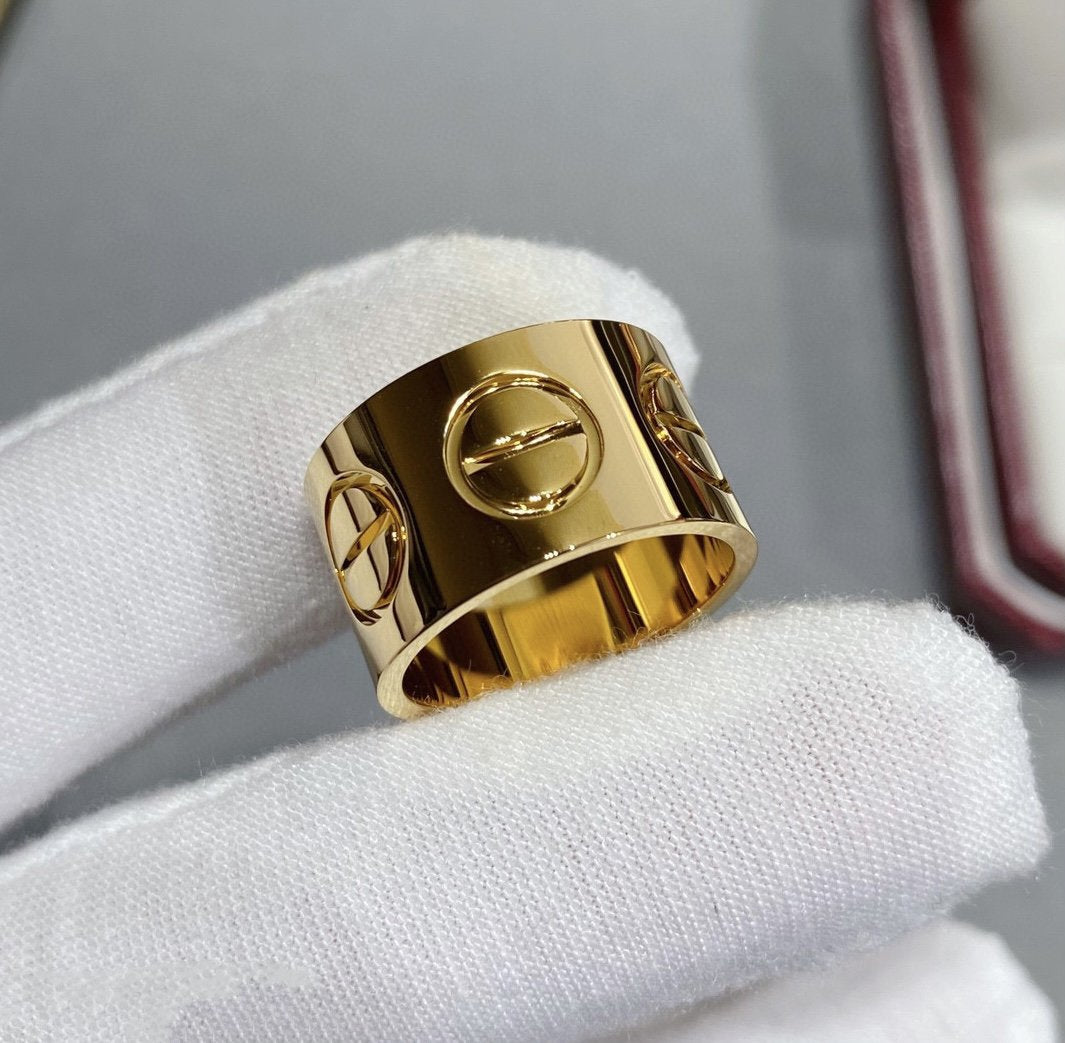 [OrnoraJewelry]LOVE 11MM LARGE RING