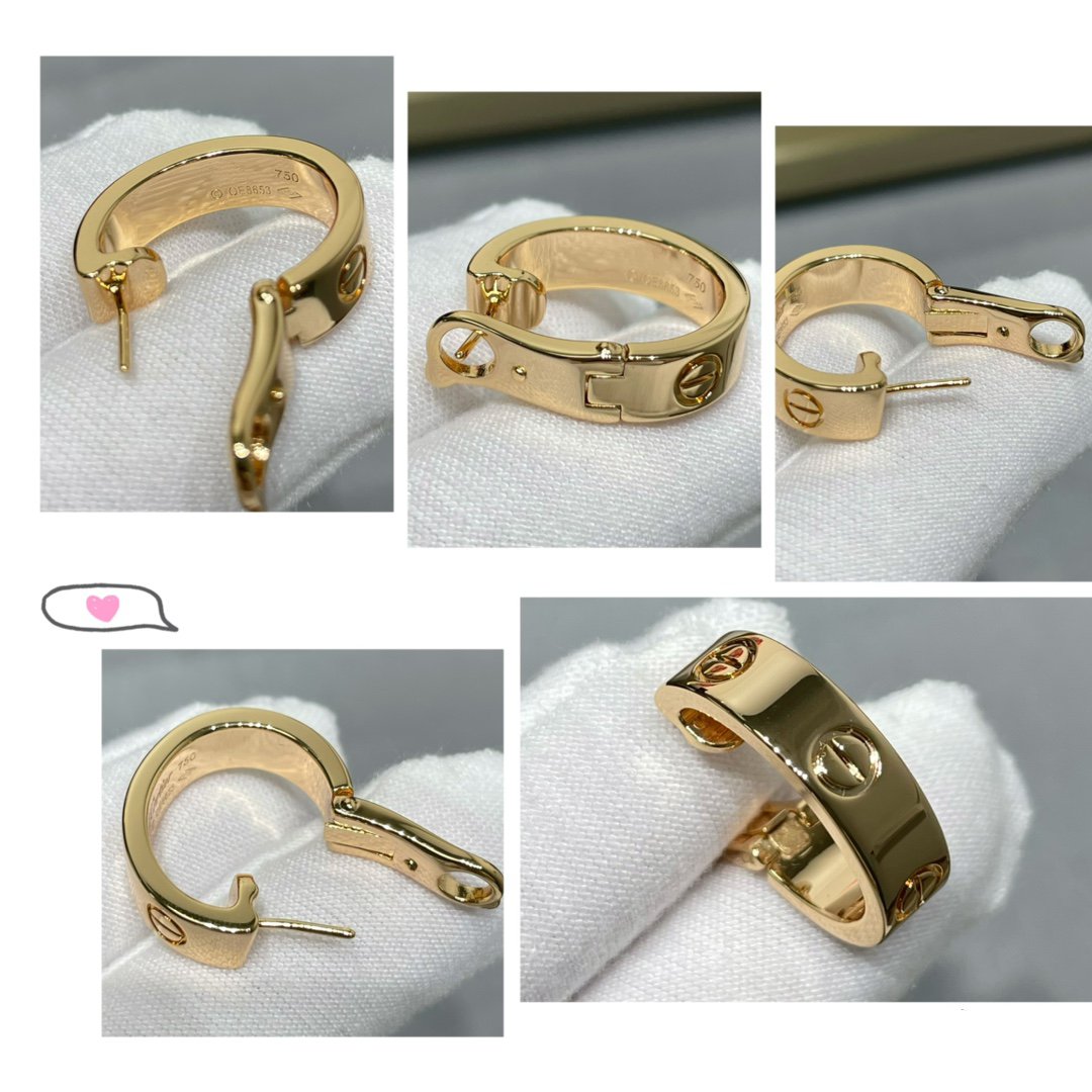 [OrnoraJewelry]LOVE 5.5MM EARRINGS