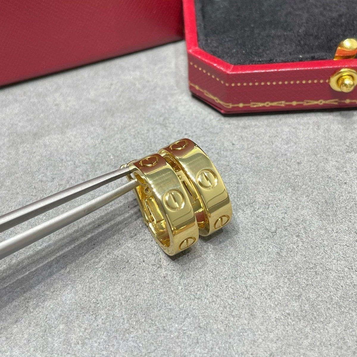 [OrnoraJewelry]LOVE 5.5MM EARRINGS