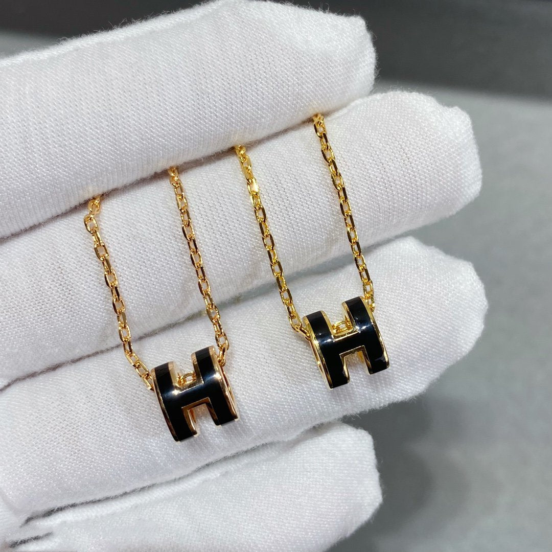 [OrnoraJewelry]MINI POP H NECKLACE