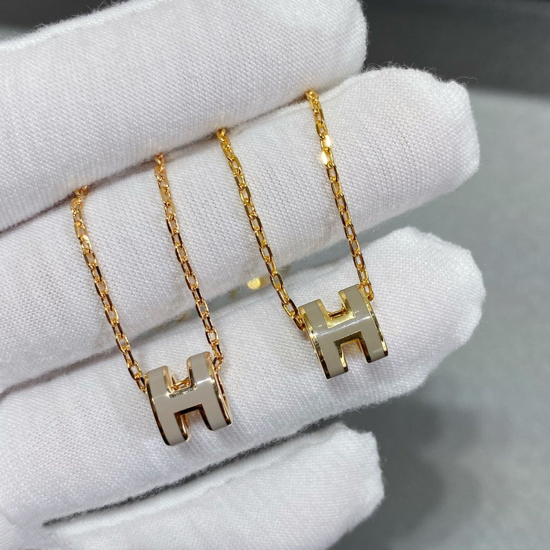 [OrnoraJewelry]MINI POP H NECKLACE