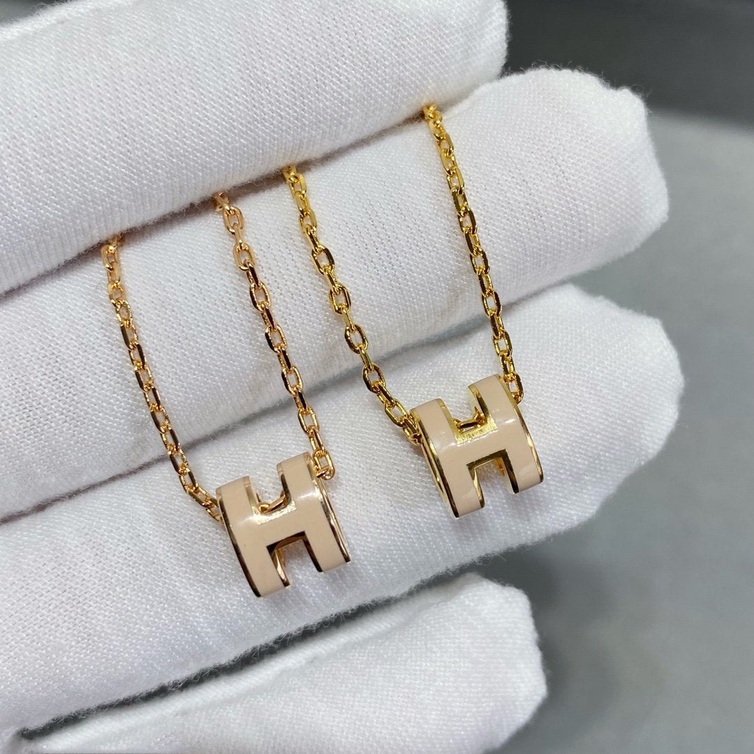 [OrnoraJewelry]MINI POP H NECKLACE