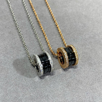 [OrnoraJewelry]ZERO 1 DIAMOND CERAMIC NECKLACE