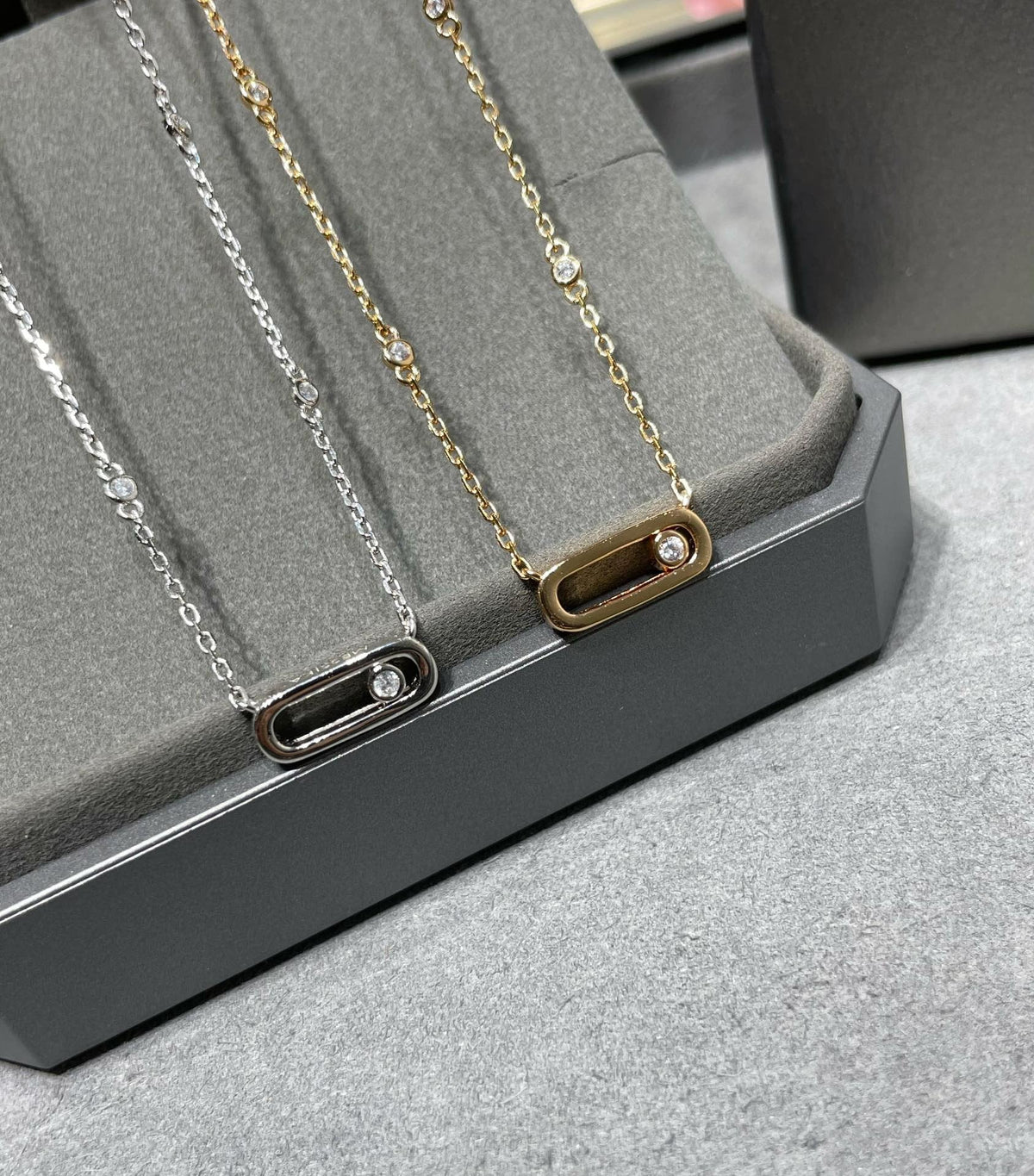 [OrnoraJewelry]MOVE UNO DIAMOND NECKLACE