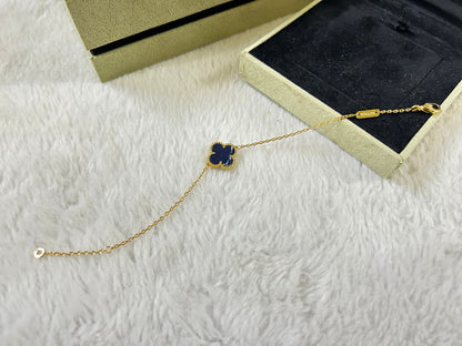 [OrnoraJewelry]CLOVER 1 MOTIF PIETERSITE BRACELET