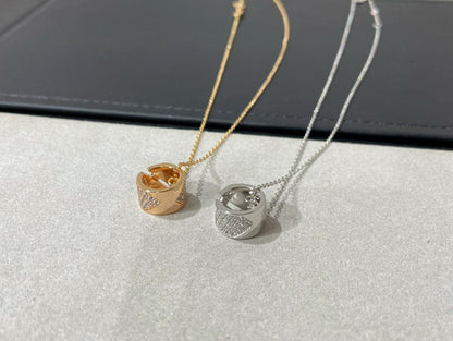 [OrnoraJewelry]LIENS EVIDENCE DIAMOND PAVED NECKLACE