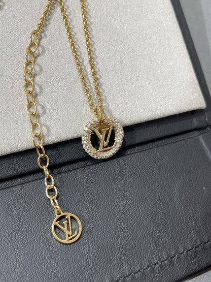 [OrnoraJewelry]BY NIGHT DIAMOND PAVED NECKLACE