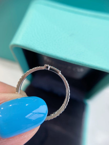 [Ornora Jewelry]T SMALL RING DIAMOND SILVER