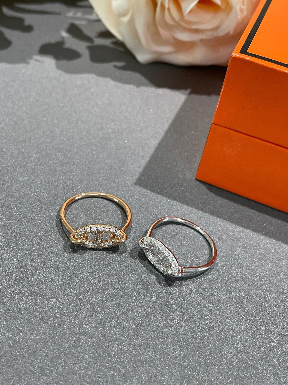 [OrnoraJewelry]RONDE SMALL DIAMOND RING
