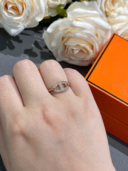 [OrnoraJewelry]RONDE SMALL DIAMOND RING