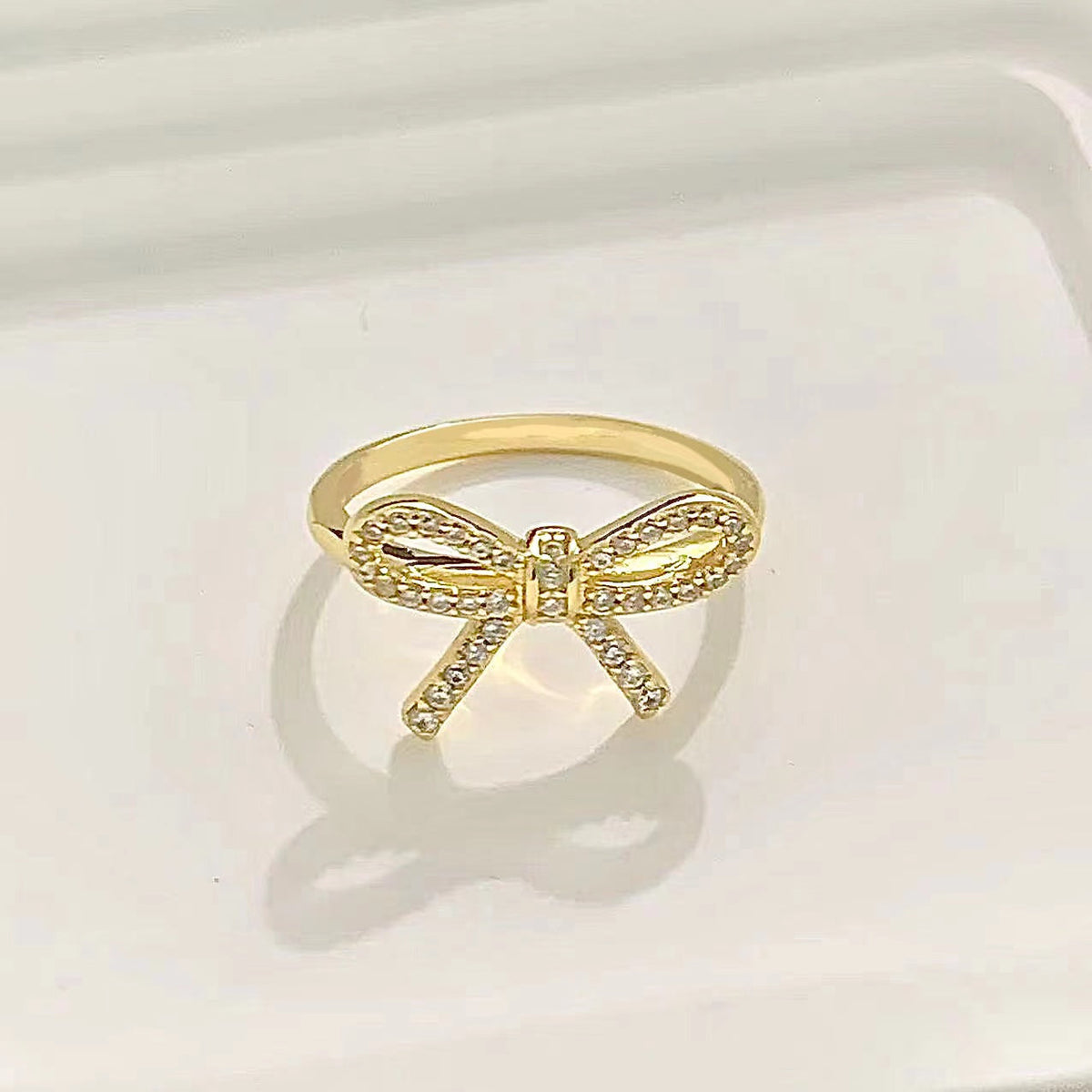 [Ornora Jewelry]TWIST BOW RING