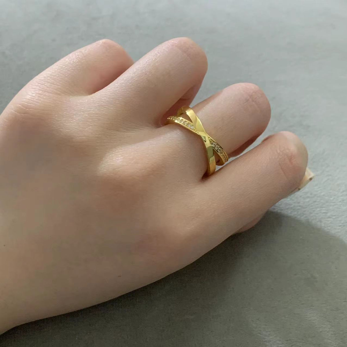 [Ornora Jewelry]ATLAS X DIAMOND RING