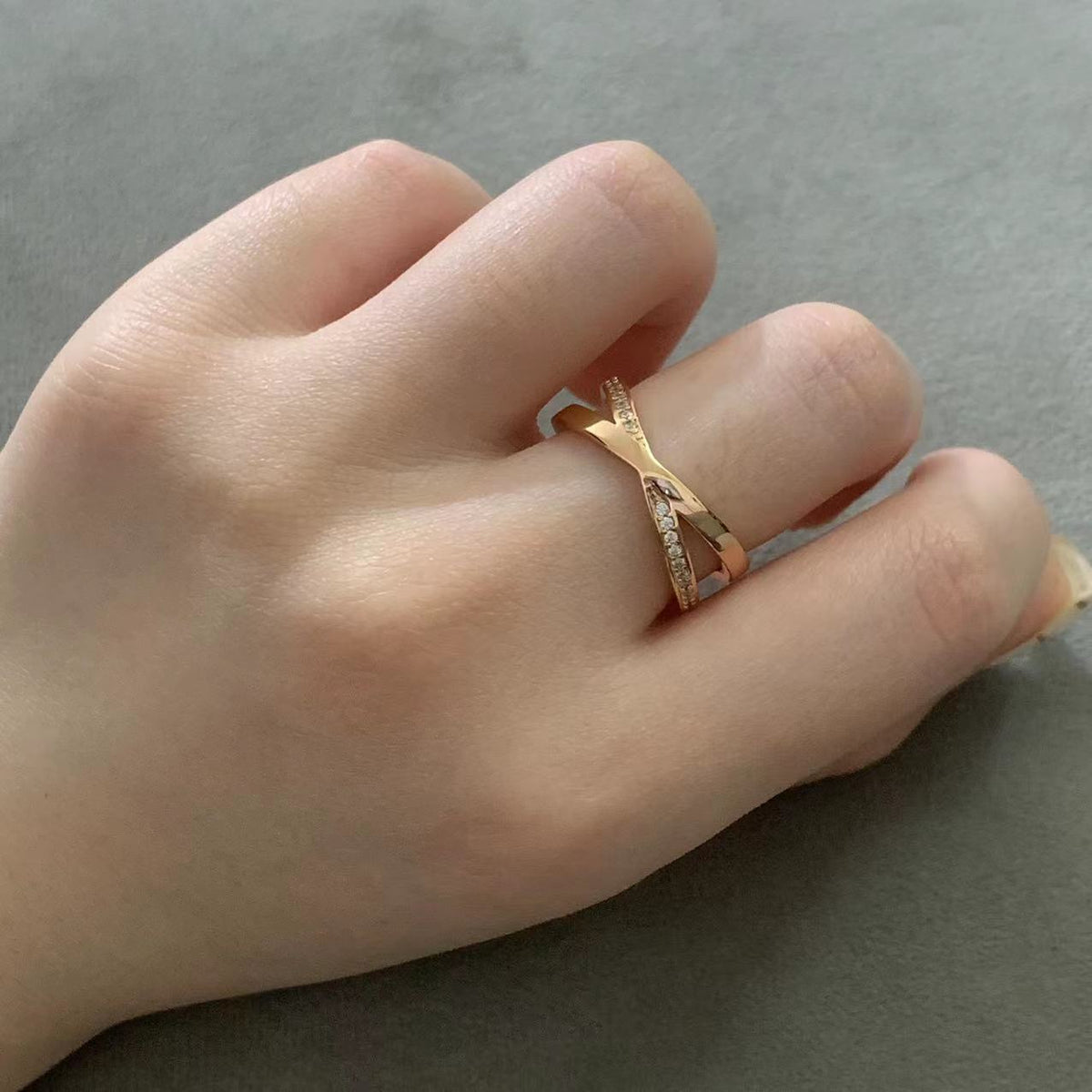 [Ornora Jewelry]ATLAS X DIAMOND RING