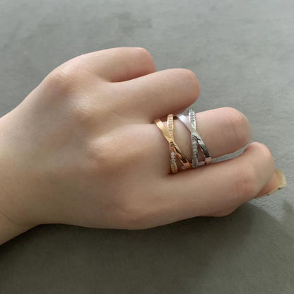 [Ornora Jewelry]ATLAS X DIAMOND RING
