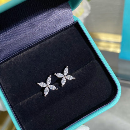 [Ornora Jewelry]VICTORIA SILVER DIAMOND STUD MINI EARRINGS