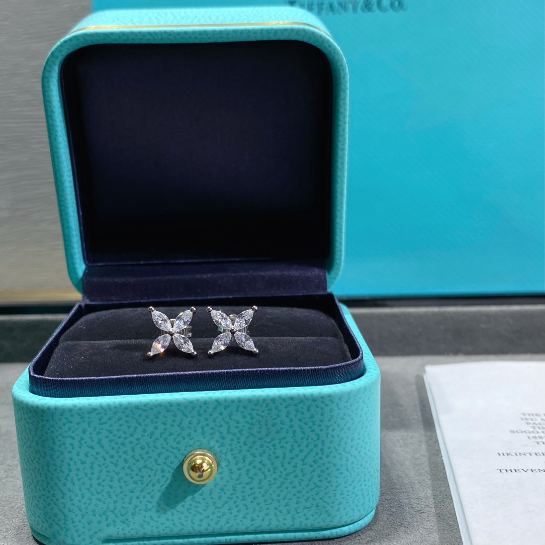 [Ornora Jewelry]VICTORIA SILVER DIAMOND STUD MINI EARRINGS