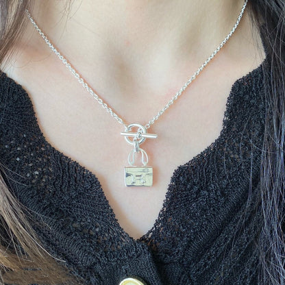 [OrnoraJewelry]CONSTANCE PEDANT SILVER NECKLACE