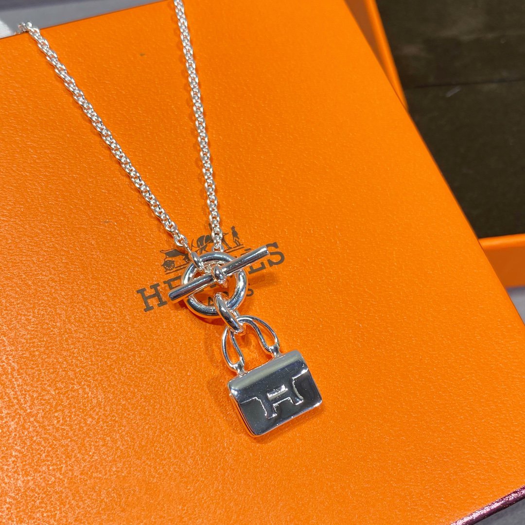 [OrnoraJewelry]CONSTANCE PEDANT SILVER NECKLACE