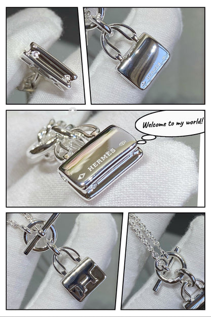 [OrnoraJewelry]CONSTANCE PEDANT SILVER NECKLACE