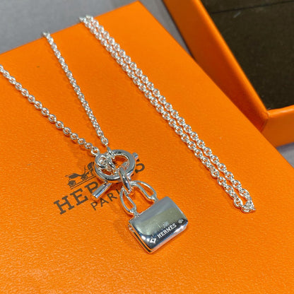 [OrnoraJewelry]CONSTANCE PEDANT SILVER NECKLACE