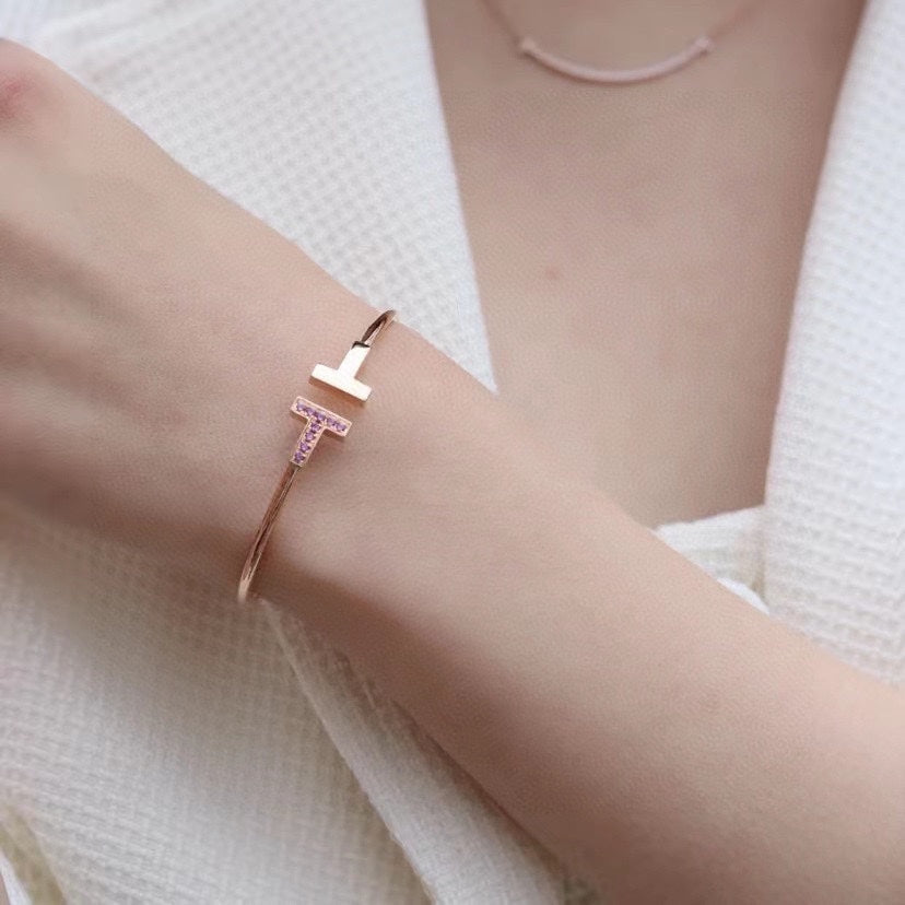 [Ornora Jewelry]T PINK GOLD PINK DIAMOND BRACELET