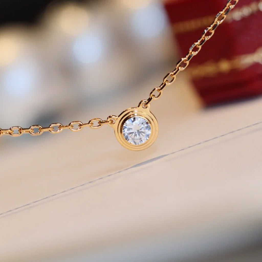 [OrnoraJewelry]DAMOUR DIAMOND NECKLACE