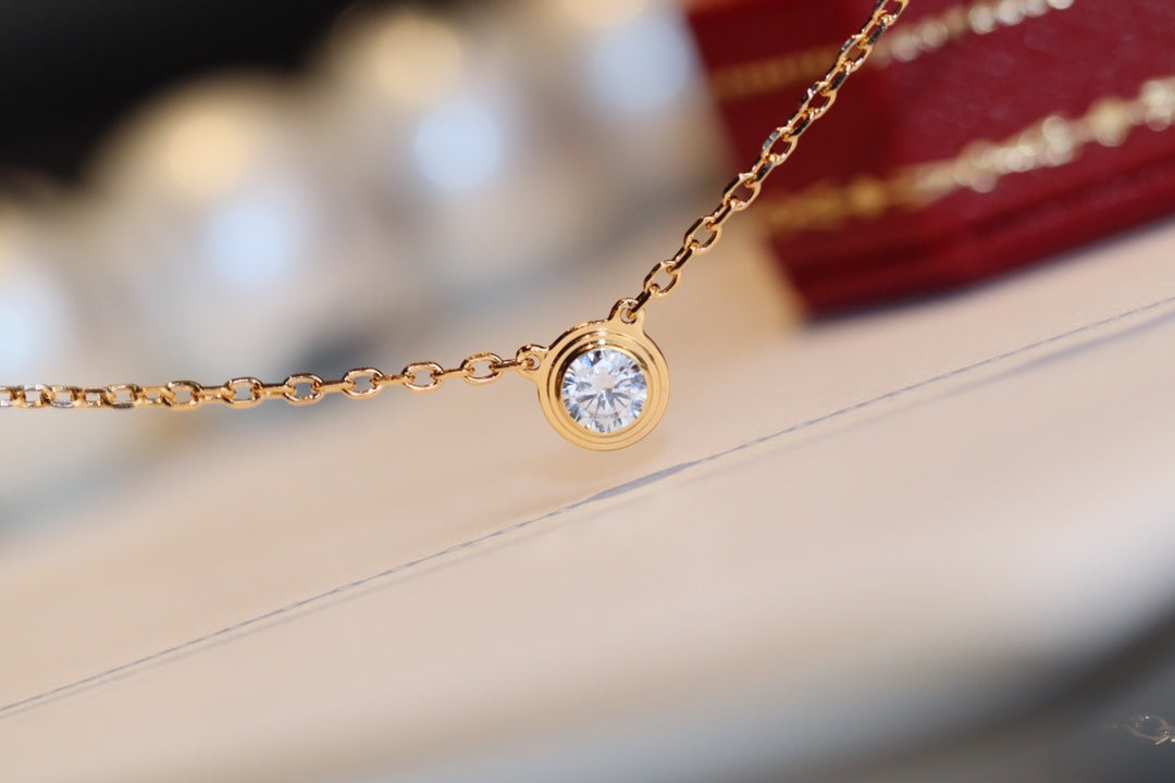 [OrnoraJewelry]DAMOUR DIAMOND NECKLACE