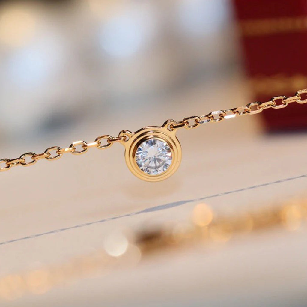 [OrnoraJewelry]DAMOUR DIAMOND NECKLACE