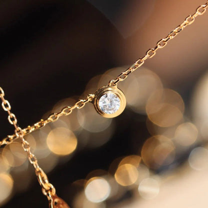 [OrnoraJewelry]DAMOUR DIAMOND NECKLACE