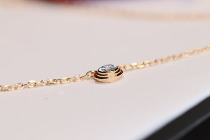 [OrnoraJewelry]DAMOUR DIAMOND NECKLACE