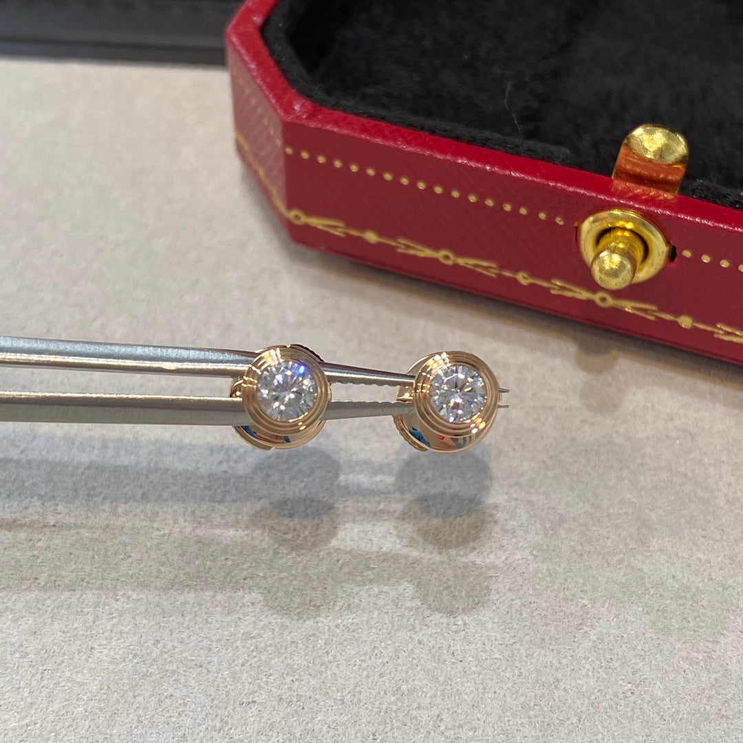 [OrnoraJewelry]DAMOUR DIAMOND EARRINGS