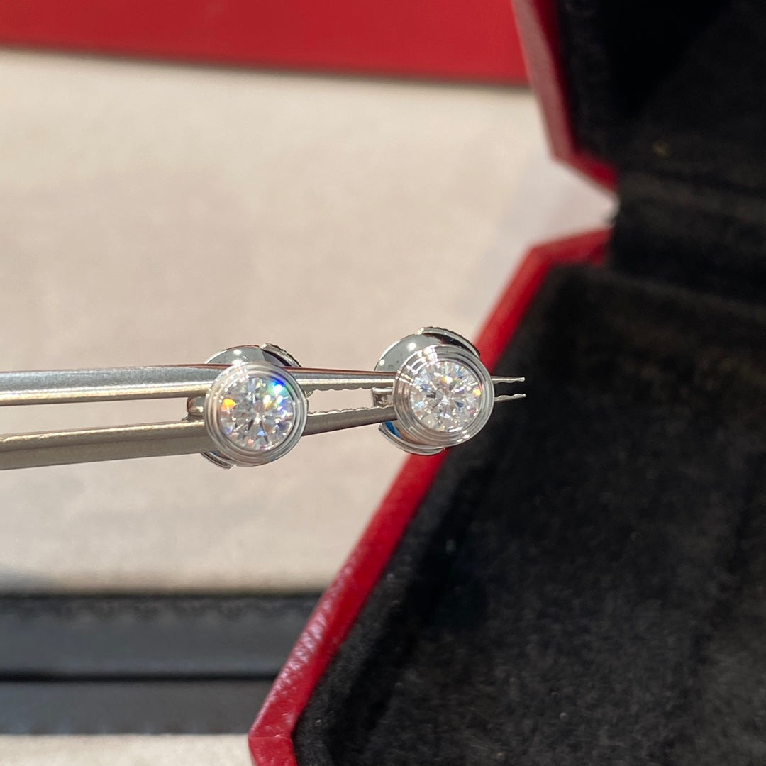 [OrnoraJewelry]DAMOUR DIAMOND EARRINGS