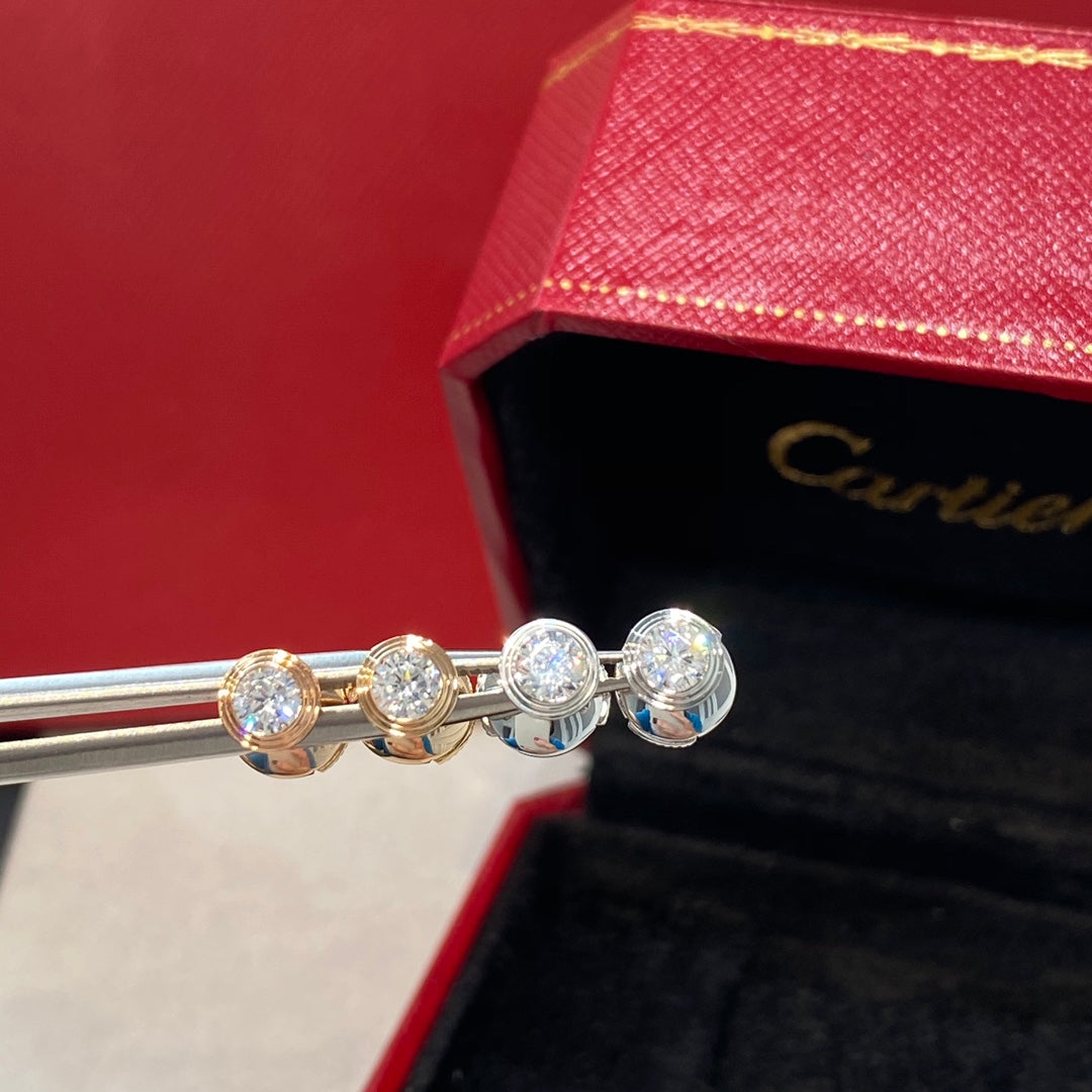 [OrnoraJewelry]DAMOUR DIAMOND EARRINGS