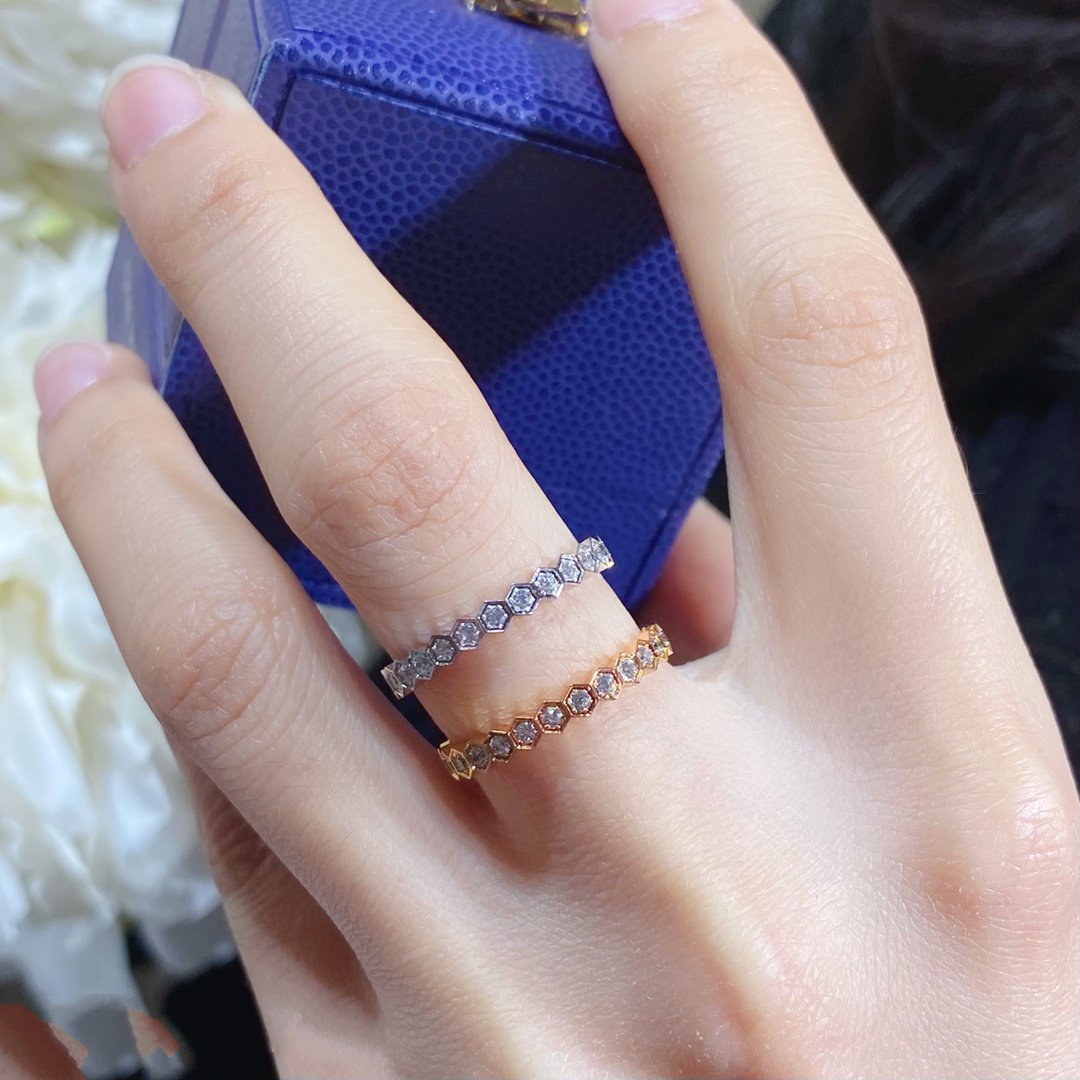 [OrnoraJewelry]BEE LOVE DIAMOND PAVED SMALL RING