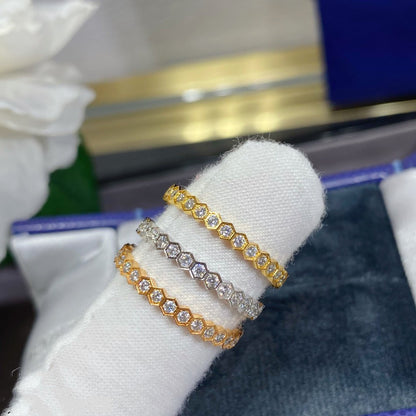 [OrnoraJewelry]BEE LOVE DIAMOND PAVED SMALL RING