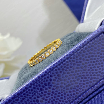 [OrnoraJewelry]BEE LOVE DIAMOND PAVED SMALL RING