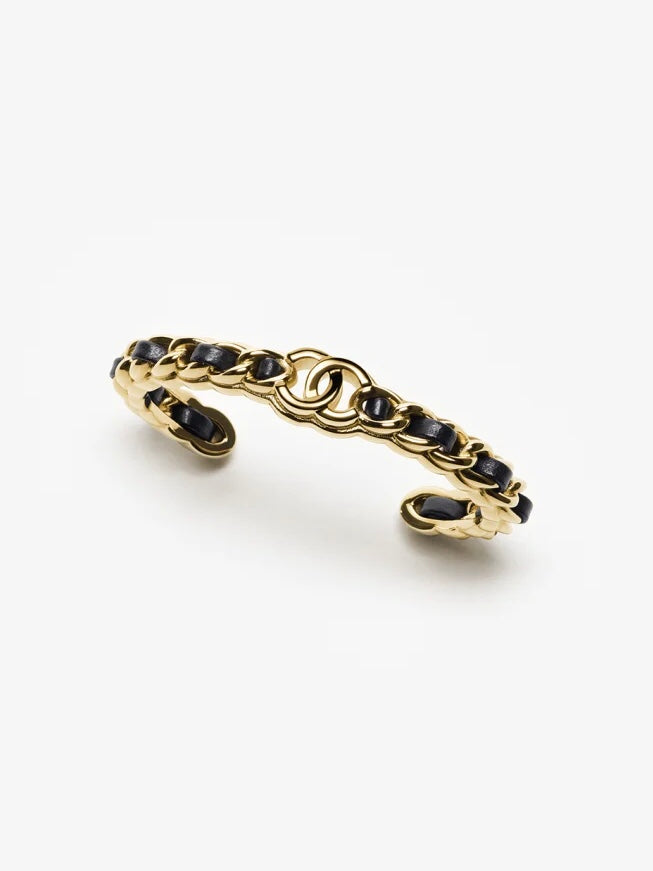 [OrnoraJewelry]Double C Open Bangle