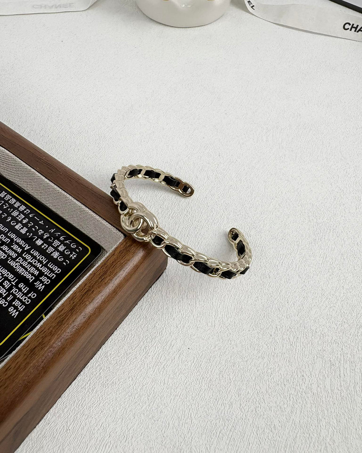 [OrnoraJewelry]Double C Open Bangle