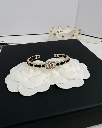 [OrnoraJewelry]Double C Open Bangle