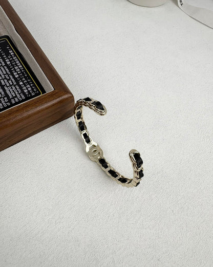[OrnoraJewelry]Double C Open Bangle
